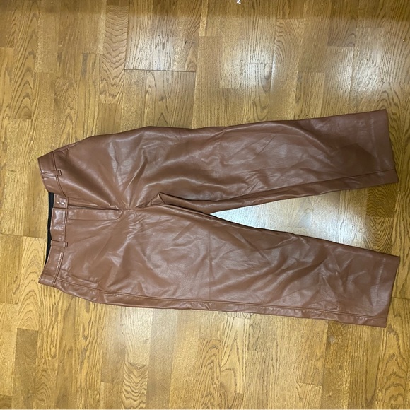 Aritzia brown leather Command Pant - Picture 3 of 4